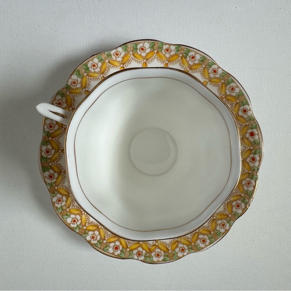 Royal Albert Teacup Saucer - Torquay Pattern - Picture 8 of 9